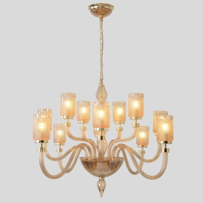 Люстру SILVESTRO SP12 AMBER ★ Crystal Lux — купить в интернет магазине ЛЮСТРАВИК☀