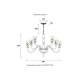 Люстру SILVESTRO SP12 AMBER ★ Crystal Lux — купить в интернет магазине ЛЮСТРАВИК☀