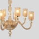 Люстру SILVESTRO SP8 AMBER ★ Crystal Lux — купить в интернет магазине ЛЮСТРАВИК☀