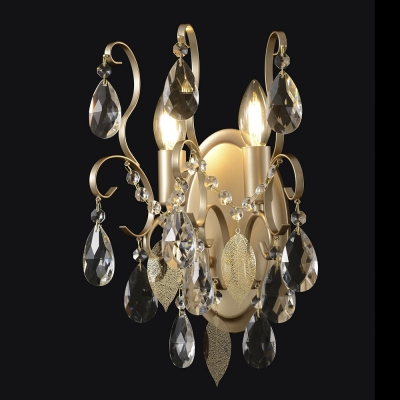 Бра ESMIRALDA AP2 GOLD ★ Crystal Lux — купить в интернет магазине ЛЮСТРАВИК☀