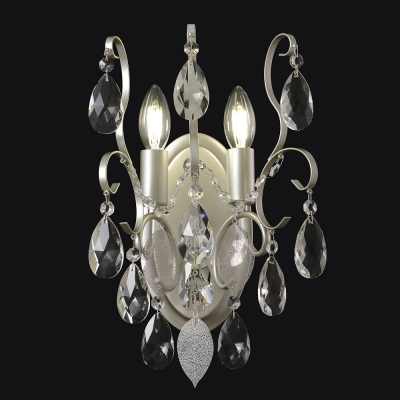 Бра ESMIRALDA AP2 SILVER ★ Crystal Lux — купить в интернет магазине ЛЮСТРАВИК☀