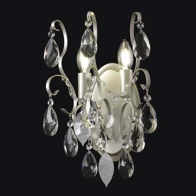 Бра ESMIRALDA AP2 SILVER ★ Crystal Lux — купить в интернет магазине ЛЮСТРАВИК☀