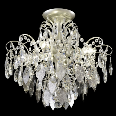 Люстру ESMIRALDA PL4 SILVER ★ Crystal Lux — купить в интернет магазине ЛЮСТРАВИК☀
