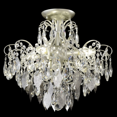 Люстру ESMIRALDA PL4 SILVER ★ Crystal Lux — купить в интернет магазине ЛЮСТРАВИК☀