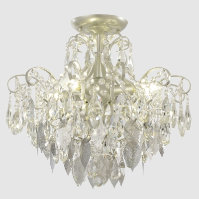 Люстру ESMIRALDA PL4 SILVER ★ Crystal Lux — купить в интернет магазине ЛЮСТРАВИК☀