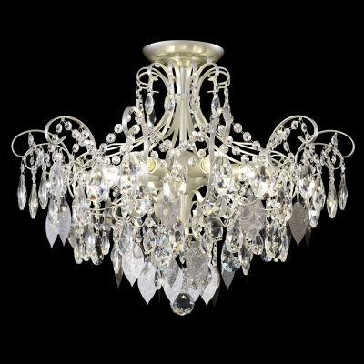 Люстру ESMIRALDA PL6 SILVER ★ Crystal Lux — купить в интернет магазине ЛЮСТРАВИК☀