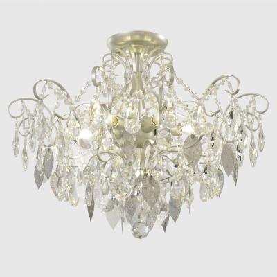 Люстру ESMIRALDA PL6 SILVER ★ Crystal Lux — купить в интернет магазине ЛЮСТРАВИК☀