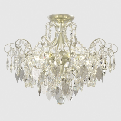 Люстру ESMIRALDA PL6 SILVER ★ Crystal Lux — купить в интернет магазине ЛЮСТРАВИК☀