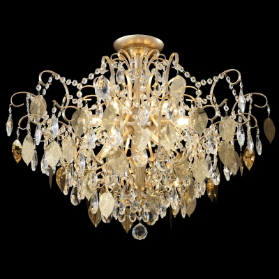 Люстру ESMIRALDA PL9 GOLD ★ Crystal Lux — купить в интернет магазине ЛЮСТРАВИК☀