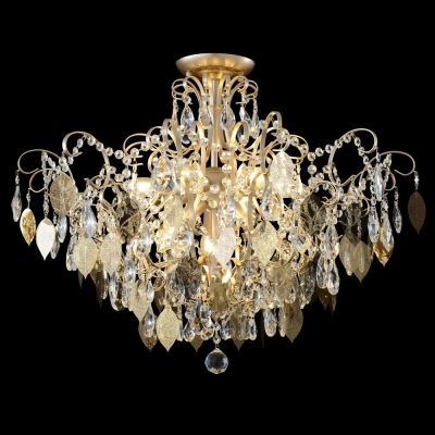 Люстру ESMIRALDA PL9 GOLD ★ Crystal Lux — купить в интернет магазине ЛЮСТРАВИК☀