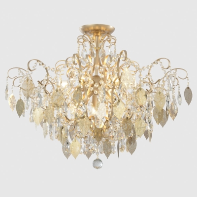 Люстру ESMIRALDA PL9 GOLD ★ Crystal Lux — купить в интернет магазине ЛЮСТРАВИК☀