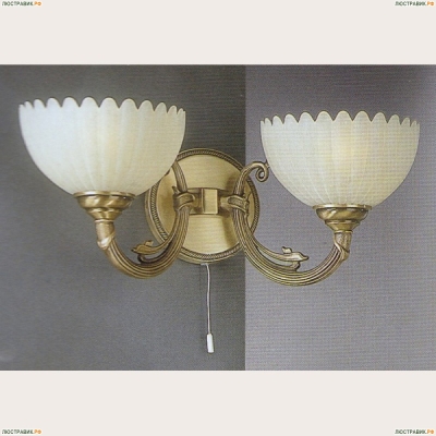 Бра A 3621/2 ★Reccagni Angelo, 2 x 60Вт☀, Состаренная бронза► — Купить▼