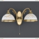 Бра A 7002/2 ★Reccagni Angelo, 2 x 60Вт☀, Бронза► — Купить▼