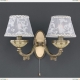 Бра A 7034/2 ★Reccagni Angelo, 2 x 60Вт☀, Бронза► — Купить▼