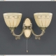 Бра A 7054/2 ★Reccagni Angelo, 2 x 60Вт☀, Бронза► — Купить▼