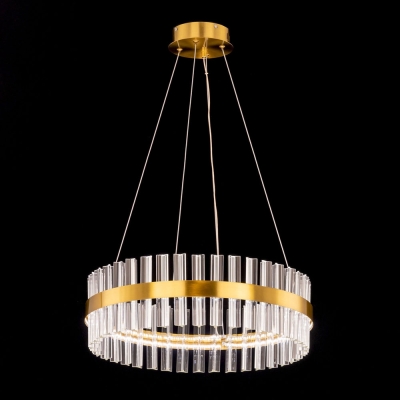 Citilux Рианна CL337053 LED Люстра хрустальная с пультом Бронза