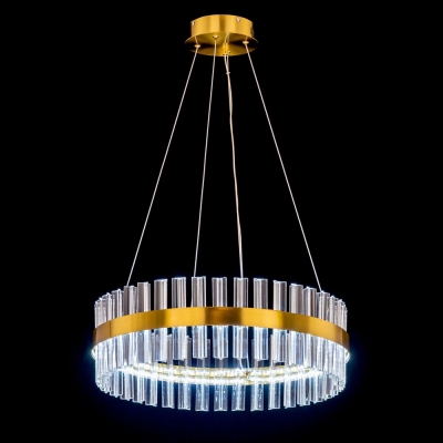 Citilux Рианна CL337053 LED Люстра хрустальная с пультом Бронза