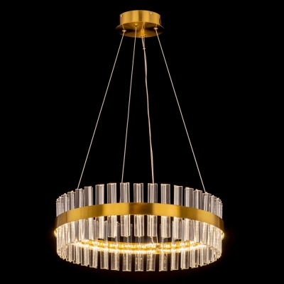 Citilux Рианна CL337053 LED Люстра хрустальная с пультом Бронза