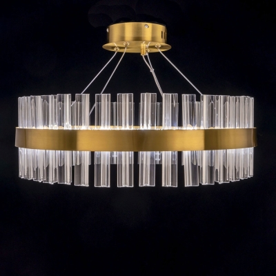 Citilux Рианна CL337053 LED Люстра хрустальная с пультом Бронза