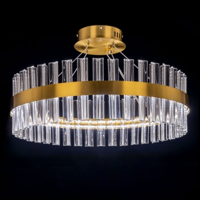 Citilux Рианна CL337053 LED Люстра хрустальная с пультом Бронза