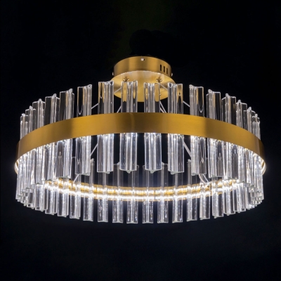 Citilux Рианна CL337053 LED Люстра хрустальная с пультом Бронза