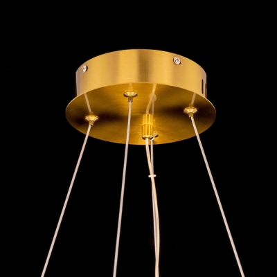 Citilux Рианна CL337053 LED Люстра хрустальная с пультом Бронза