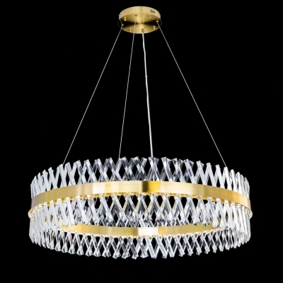 Citilux Ричард CL336103 LED Люстра хрустальная с пультом Бронза
