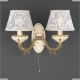Бра A 7136/2 ★Reccagni Angelo, 2 x 60Вт☀, Золото► — Купить▼