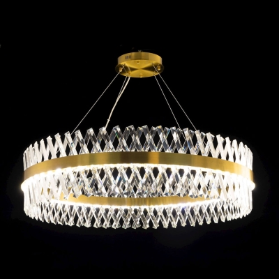 Citilux Ричард CL336103 LED Люстра хрустальная с пультом Бронза