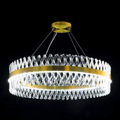 Citilux Ричард CL336103 LED Люстра хрустальная с пультом Бронза