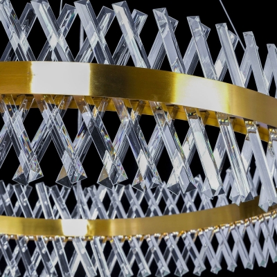 Citilux Ричард CL336103 LED Люстра хрустальная с пультом Бронза