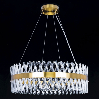 Citilux Ричард CL336083 LED Люстра хрустальная с пультом Бронза