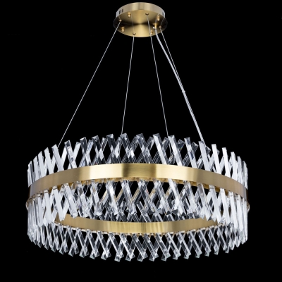 Citilux Ричард CL336083 LED Люстра хрустальная с пультом Бронза