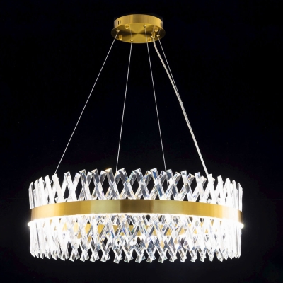 Citilux Ричард CL336083 LED Люстра хрустальная с пультом Бронза