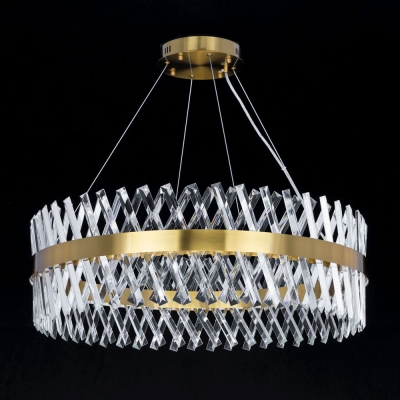 Citilux Ричард CL336083 LED Люстра хрустальная с пультом Бронза