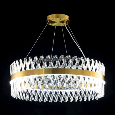 Citilux Ричард CL336083 LED Люстра хрустальная с пультом Бронза