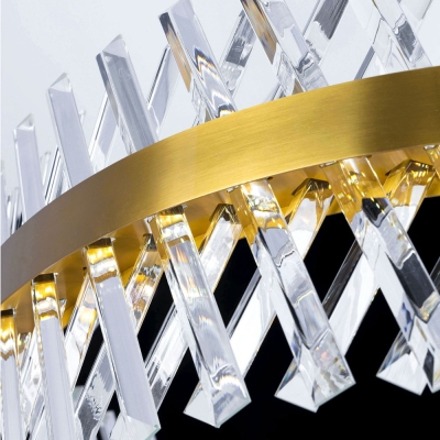 Citilux Ричард CL336083 LED Люстра хрустальная с пультом Бронза