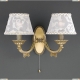 Бра A 7432/2 ★Reccagni Angelo, 2 x 60Вт☀, Бронза► — Купить▼