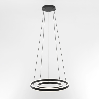 Citilux Дуэт CL719641 LED Люстра подвесная с пультом Чёрная
