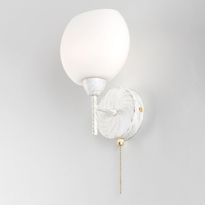 Citilux Флорида CL148310 Бра с выключателем Белое с патиной