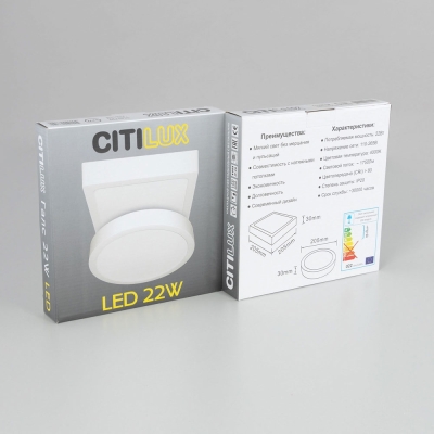 Citilux Галс CL55K22N Светильник накладной светодиодный