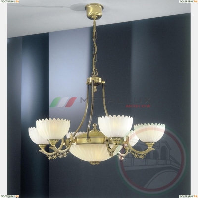 Люстра L 3036/6+2 ★Reccagni Angelo, 8 x 60Вт☀, Бронза► — Купить▼
