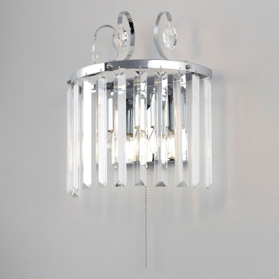 Citilux Инга CL335321 Бра хрустальное с выключателем Хром