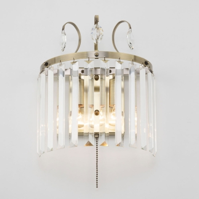 Citilux Инга CL335323 Бра хрустальное с выключателем Бронза