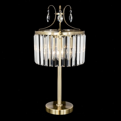 Citilux Инга CL335833 Настольная лампа хрустальная Бронза
