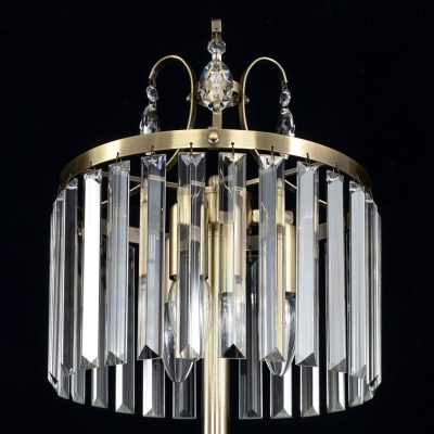 Citilux Инга CL335833 Настольная лампа хрустальная Бронза
