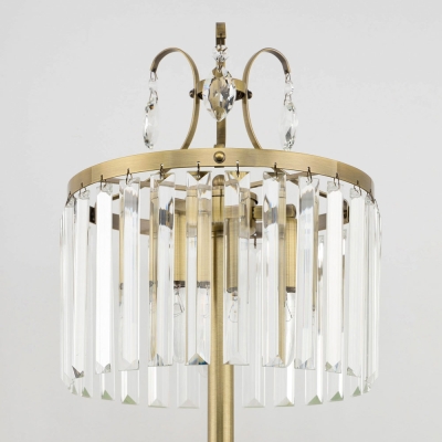 Citilux Инга CL335833 Настольная лампа хрустальная Бронза
