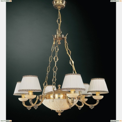 Люстра L 5500/6+2 ★Reccagni Angelo, 8 x 60Вт☀, Золото► — Купить▼