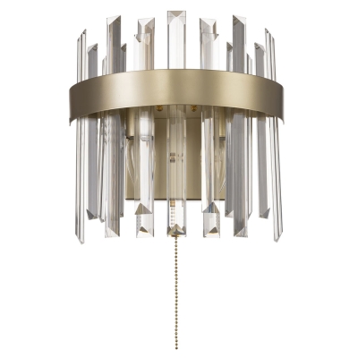 Citilux Лаура CL301422 Бра хрустальное с выключателем Шампань