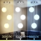 Citilux Адам Смарт CL228A031 RGB LED Умная каскадная люстра Матовый Хром